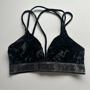 PINK Victoria's Secret Velvet Bralette